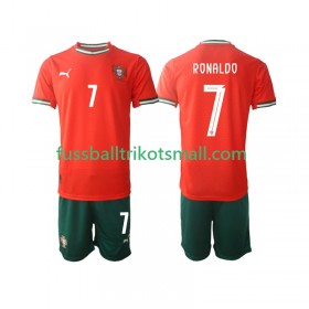 Fußballtrikots Portugal Cristiano Ronaldo 7 Kinder 2025 Kurzarm Heimtrikotsatz kaufen